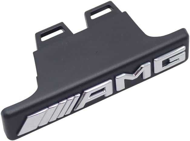 Емблема Mercedes/AMG Мерцедес/АМГ предна решетка два цвята -62105