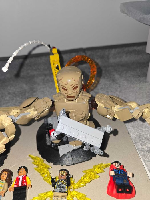 Lego marvel spider man no may home final battle și spiderman vs sandman