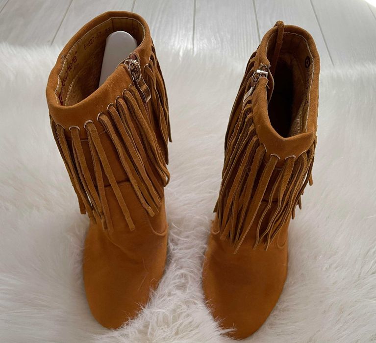 Botine camel, Atmosphere, nr 37, dama