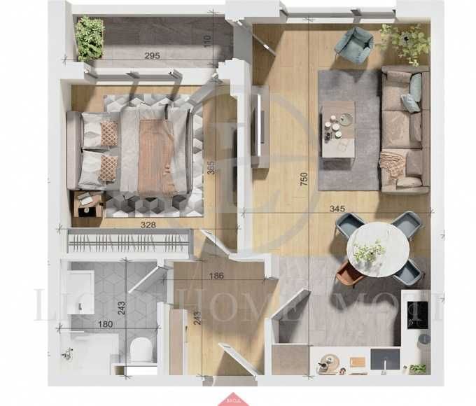 Продава се Двустаен апартамент в Пловдив, Тракия - 66 кв.м за 1337 €/кв.м - Снимка #2