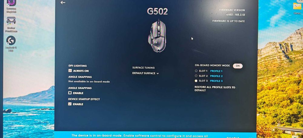 Mouse gaming Logitech G502 Proteus Spectrum RGB