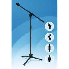 Професионална Стойка за Микрофон в комплект с два държача, регулеруема