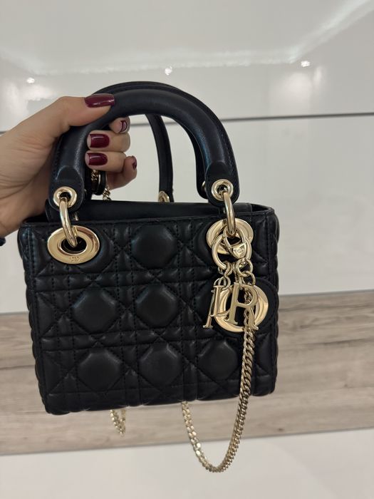 Черна чанта Dior