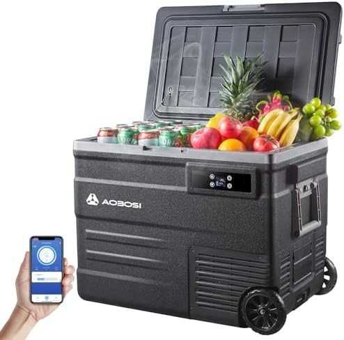 AAOBOSI 55L компресорен хладилник WiFi -20°C