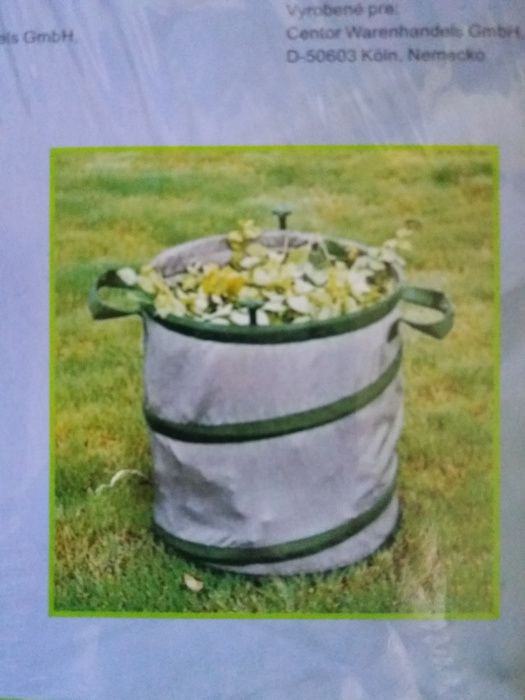 Sac NOU pliabil pt gradina/depozitare-100 l-cu manere si autosustinere