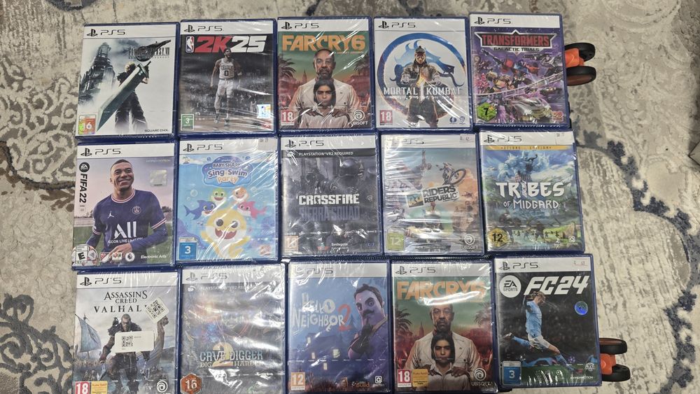 Игровые диски ps4 ps5 новые