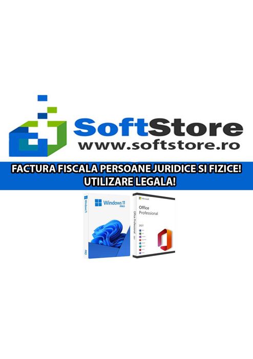 Windows 11 Pro + Office 2021 Professional Plus - PACHET LICENTE RETAIL
