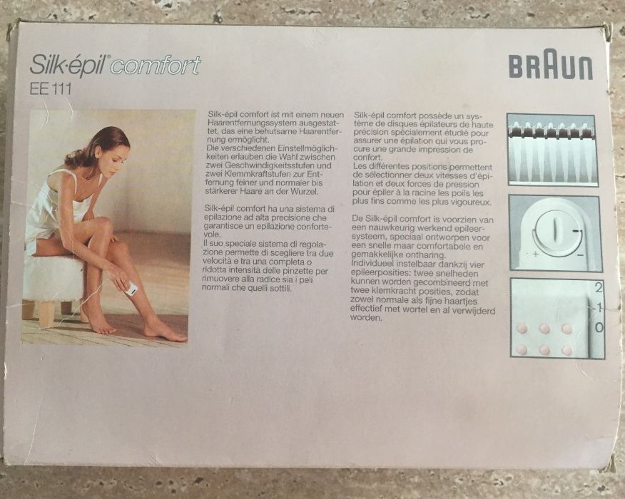 Vând epilator Braun silk epil comfort EE 111
