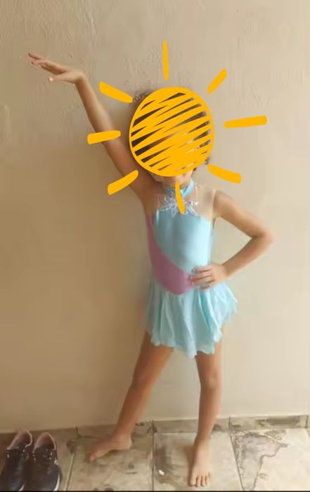 Детско трико за балет или художествена гимнастика