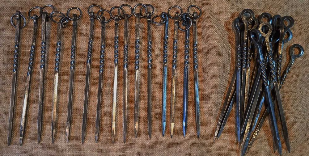 Cuie cort, tarusi din otel forjati manual