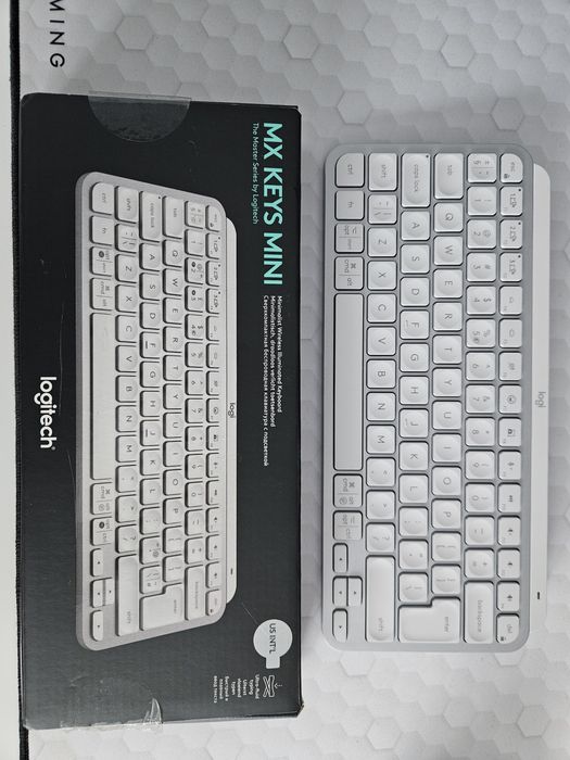 Tastatura Logitech MX Keys Mini White Alba -Win si Mac, Layout US INTL