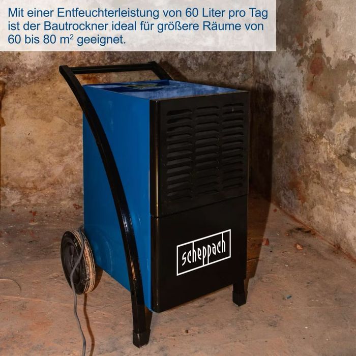 Dezumidificator profesional BTR6500 Scheppach 1050 W
