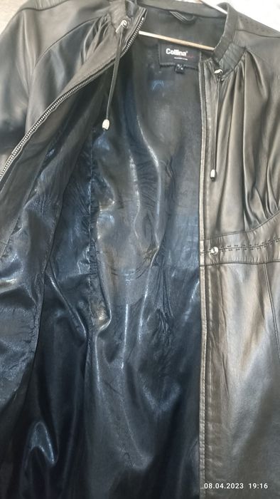 Шикарный кожаный сюртук