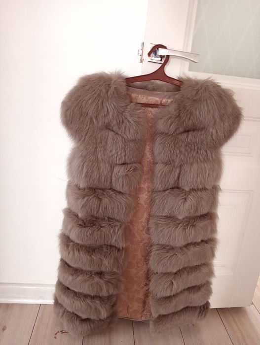 Жилетка из меха песца