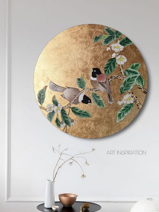 Круглая картина  (ручная работа)