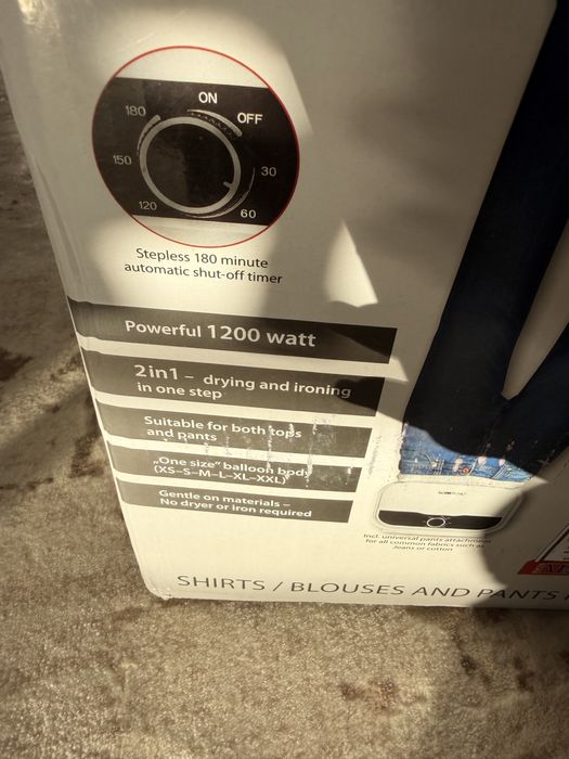 uscător portabil pentru haine cu aer cald