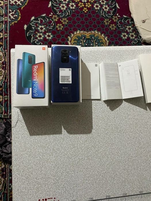 Redmi Note 9 64 talik Karobka Dakumentlari bor