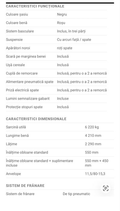 Remorca cereale Marpol  noua