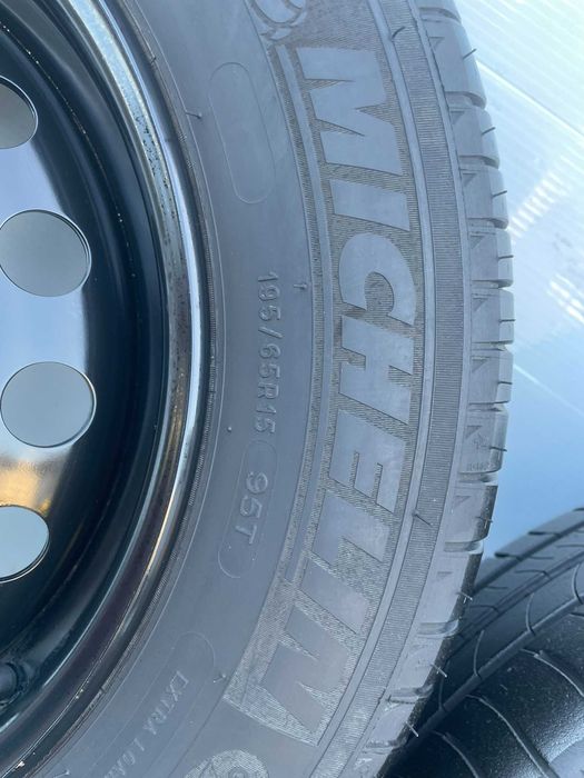 Jante cu anvelope vara Michelin 195 65 R15 Renault Kangoo Citan 5x108