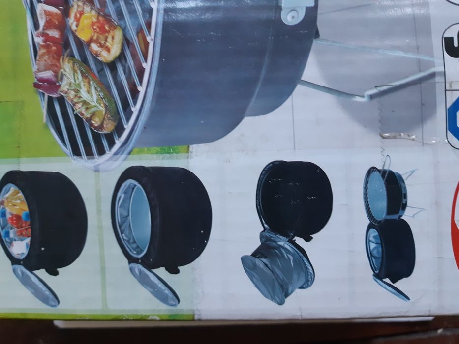 Set grill picnic + geantă izotermă. NEFOLOSIT in cutia originala