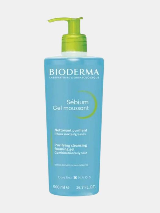 BIODERMA SÈBIUM Gel Moussant -Yog‘li teri uchun tozalovchi ko'pik-geli