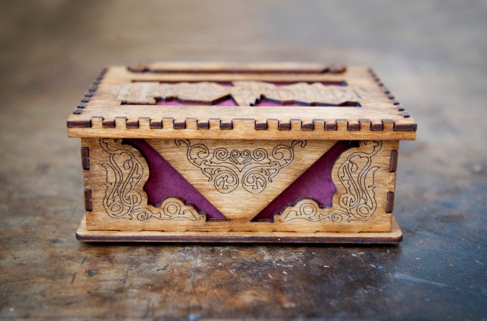 Дървена кутийка Хари Потър, harry potter музикална кутийка