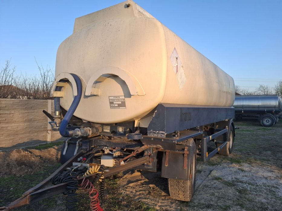 Cisternă apă 20000l aluminiu agricolă