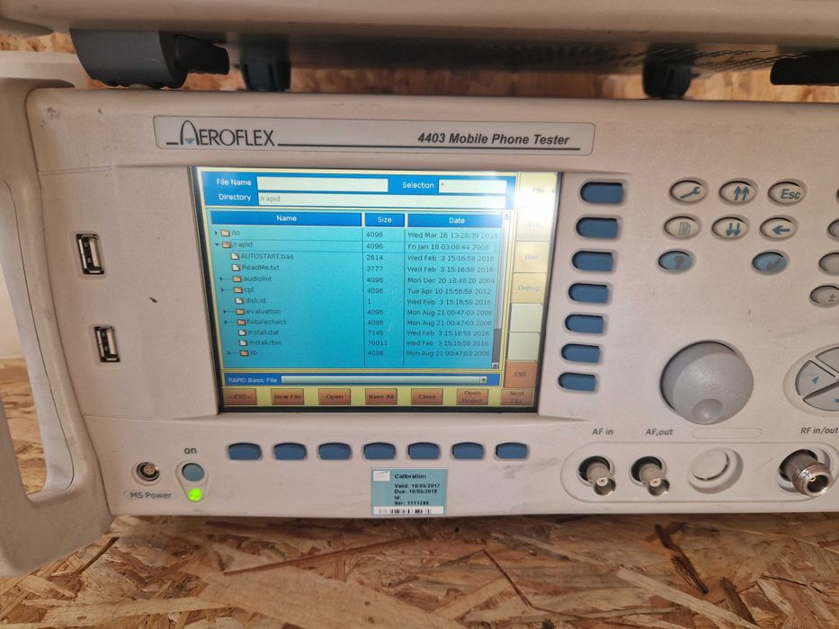 Analizator/tester de telefoane Aeroflex/will'tek nu rohde schwarz