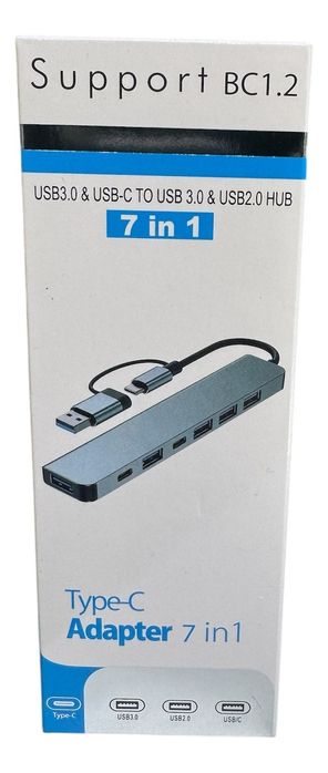 Adaptor USB 7 în 1