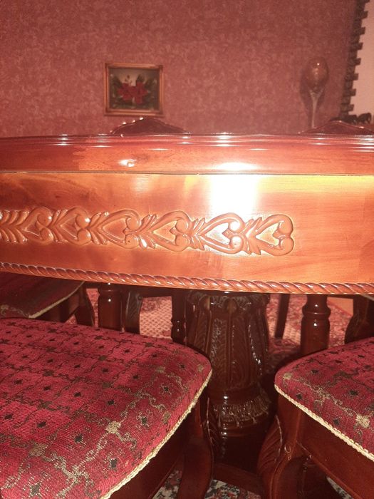 Стол круглый 6 стульев