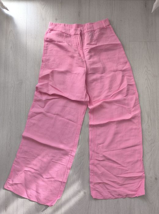 Панталон и кроп топ ленен бленд H&M размер М