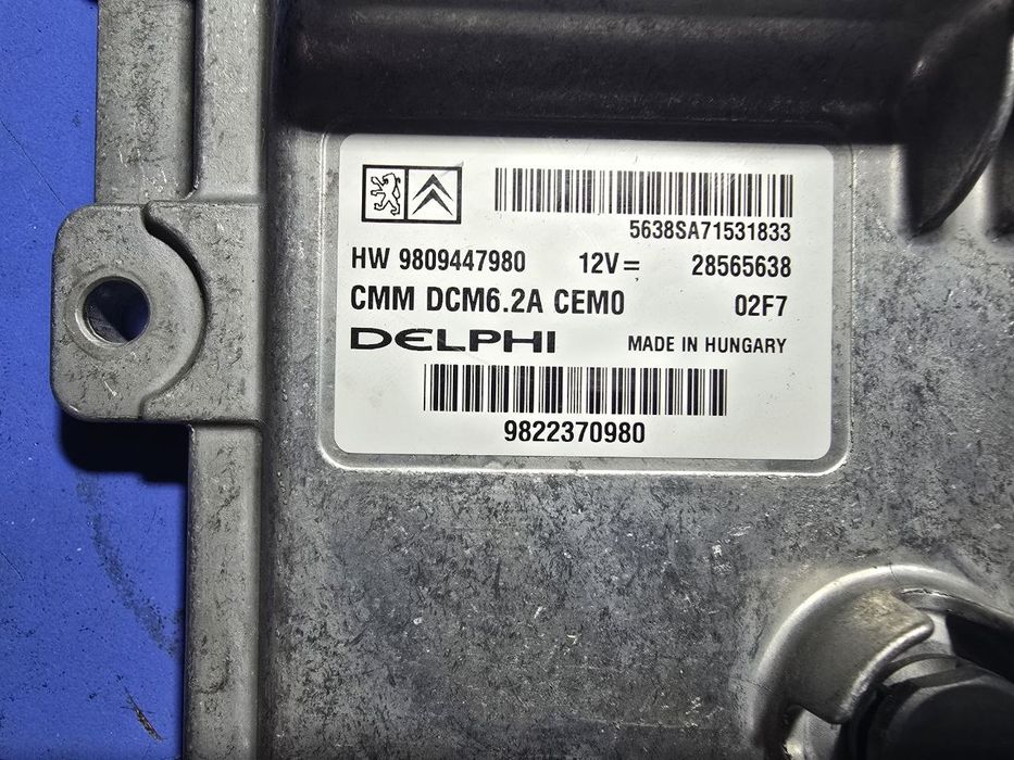 Компютър двигател ECU Delphi DCM6.2A за Peugeot / Citroen