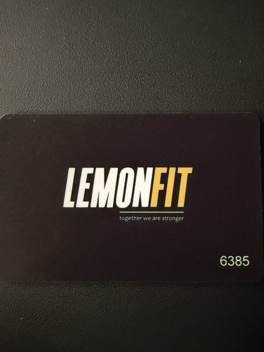 Продам абонемент в Lemonfit (24/7 доступ)