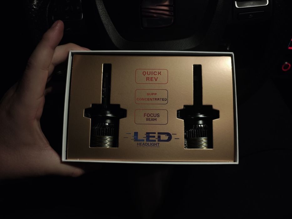 Led h7 cu lupa 6500k