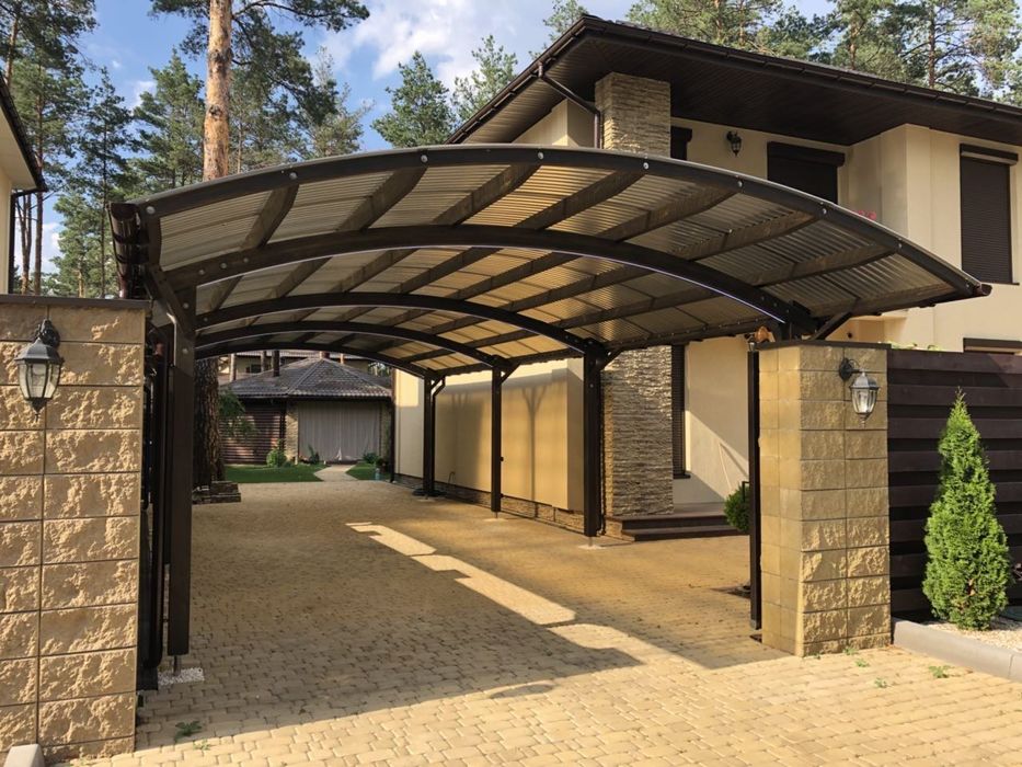 Готовый навес под ключи