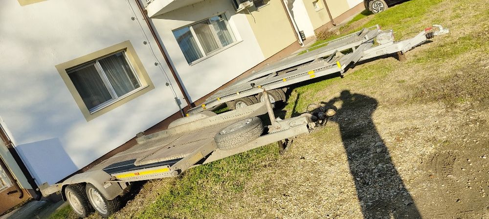 Închiriez platformă 2 axe și remorca 1 axa