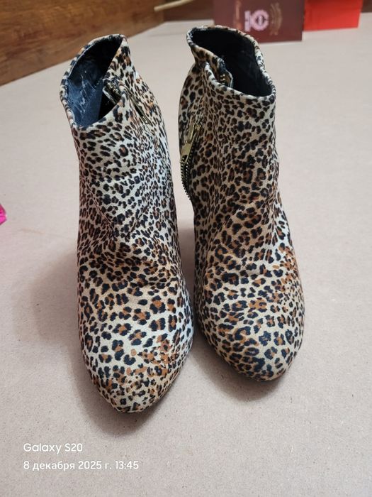 Полусапожки леопардовые 38 размер