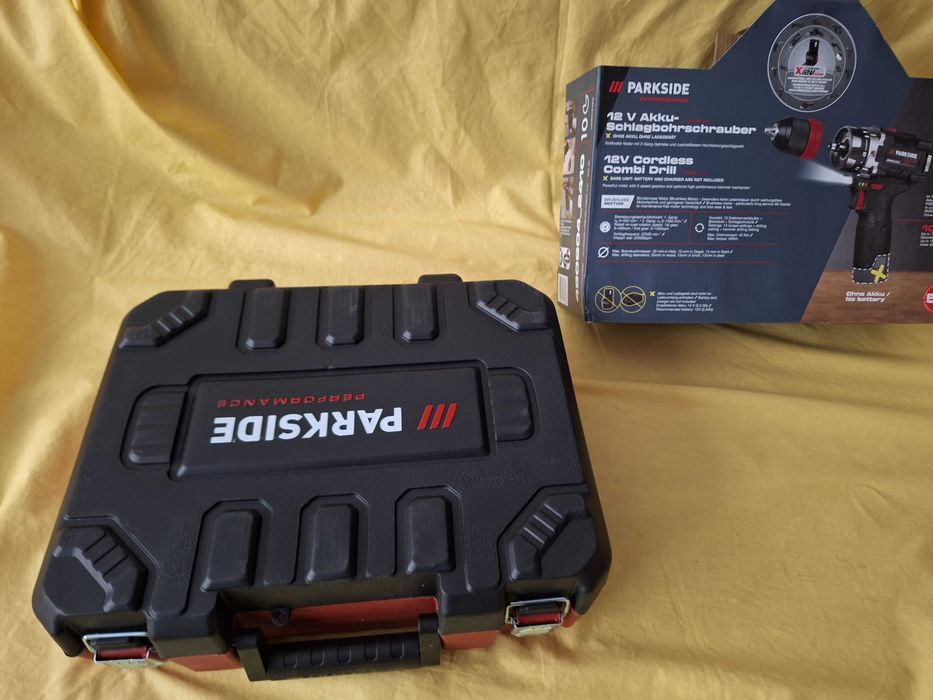 Bormasina -cu percutie Motor Brushless Parkside Performance 12V