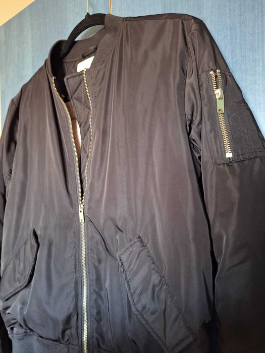 Geacă bomber H&M neagră mărimea XS (34)
