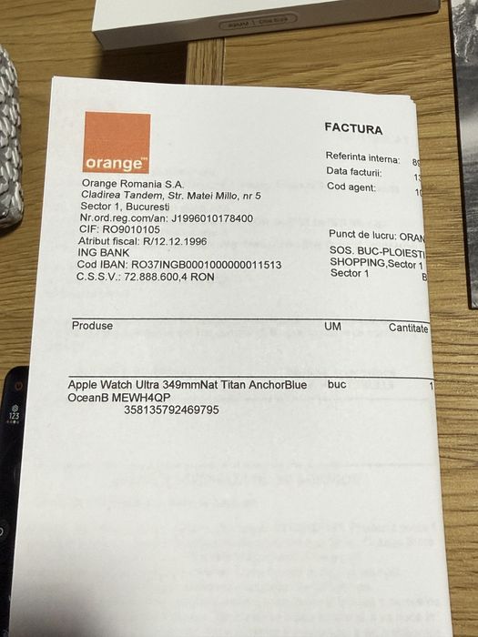 Apple Watch Ultra 3 GPS +Cellular natural titanium garantie