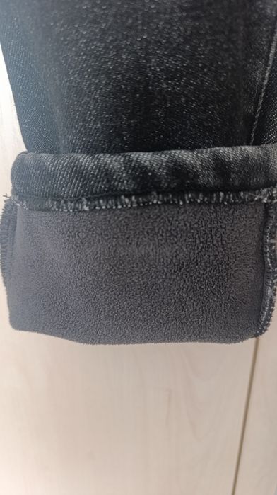 Теплые джинсы с начёсом для девочки 9-10 лет