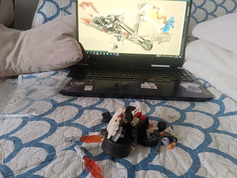 Lego Ninjago байк скелета