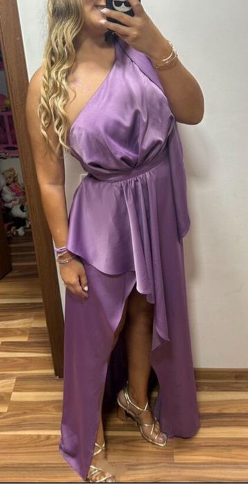 Rochie ocazie de seara culoarea mov marimea M