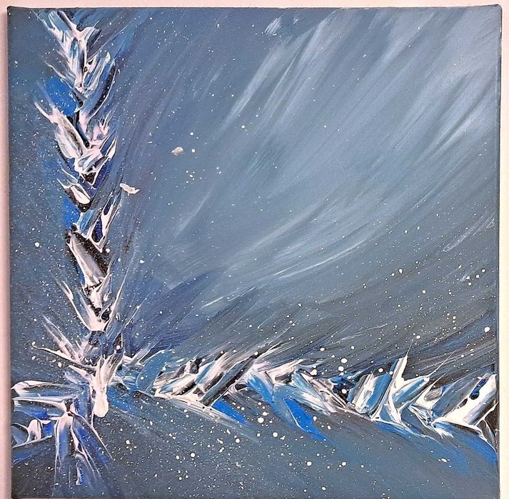 Arta abstracta,tablou pictat manual