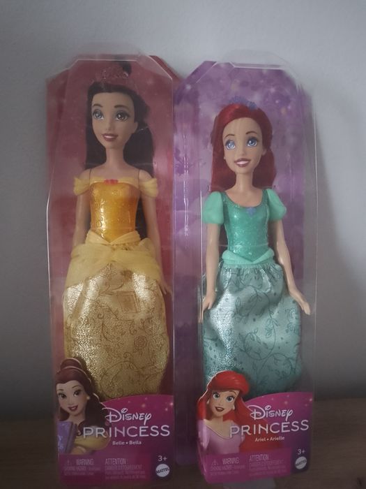 Vând lot cu 2 păpuși Disney Princess ( Ariel și Bela)