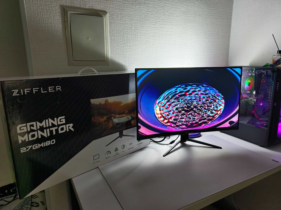 Игровой монитор Ziffler GM180 VA 27" | 180 Гц | Curved