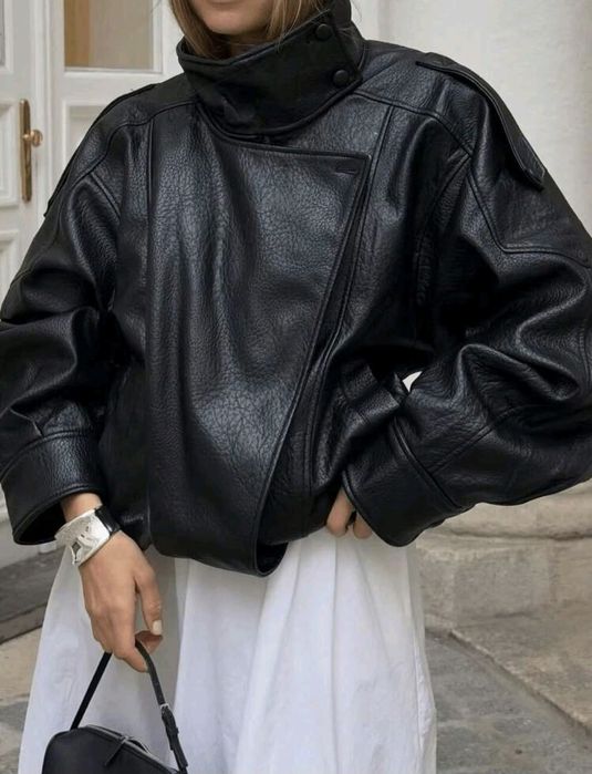 Дамско кожено яке