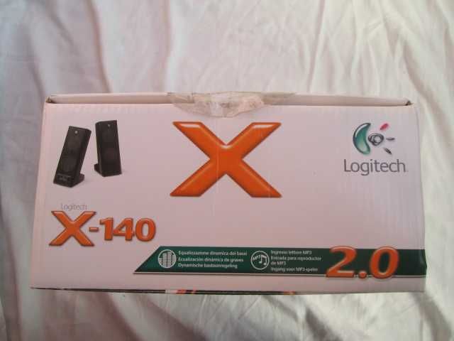 Logitech X-140 2.0 нови жични активни тонколони.