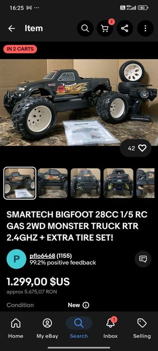 Vând automodel Smartech Bigfoot