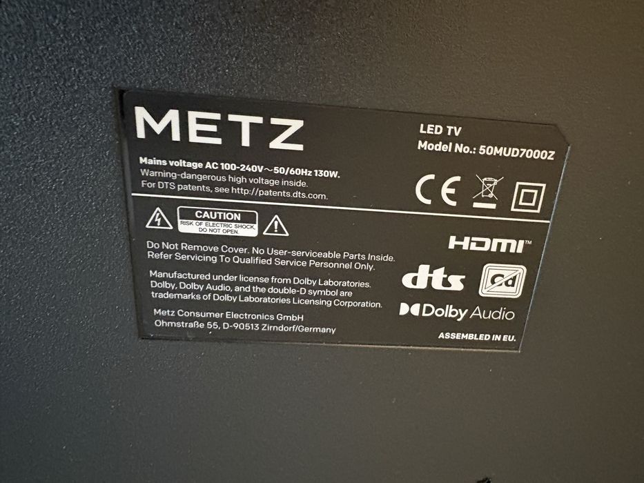 Tv Metz led 120cm